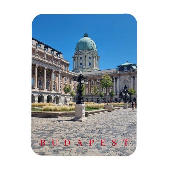 Magnet Flexible Budapest Buda Castle vue frigo aimant (Vertical)