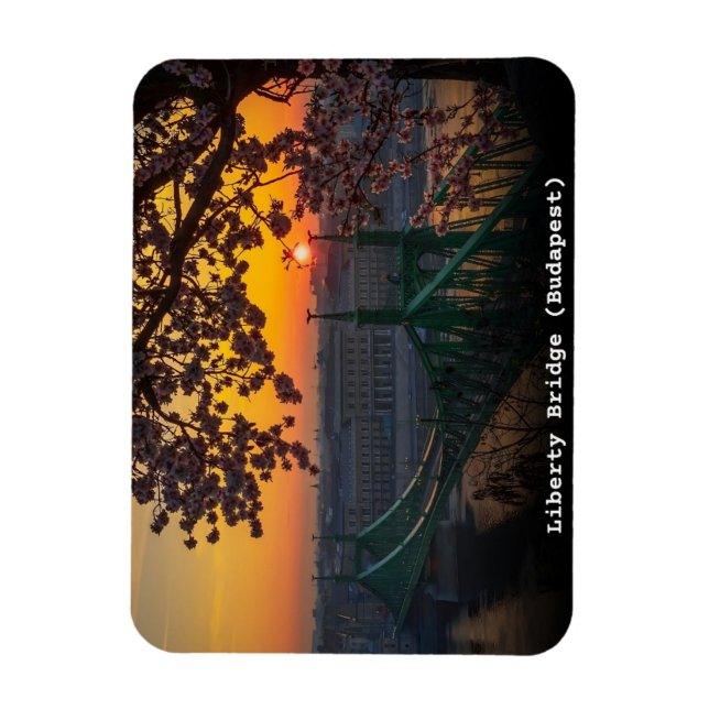 Magnet Flexible budapest hongrie vintage liberté (Vertical)