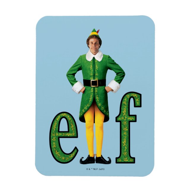 Magnet Flexible Buddy le logo Elf Movie (Vertical)