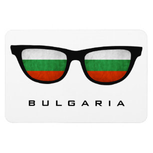 Magnet Flexible Bulgaria Shades texte et aimant couleur personnali