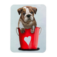 Bulldog Bucket Of Love Red 2