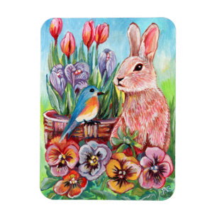 Magnet Flexible Bunny de printemps