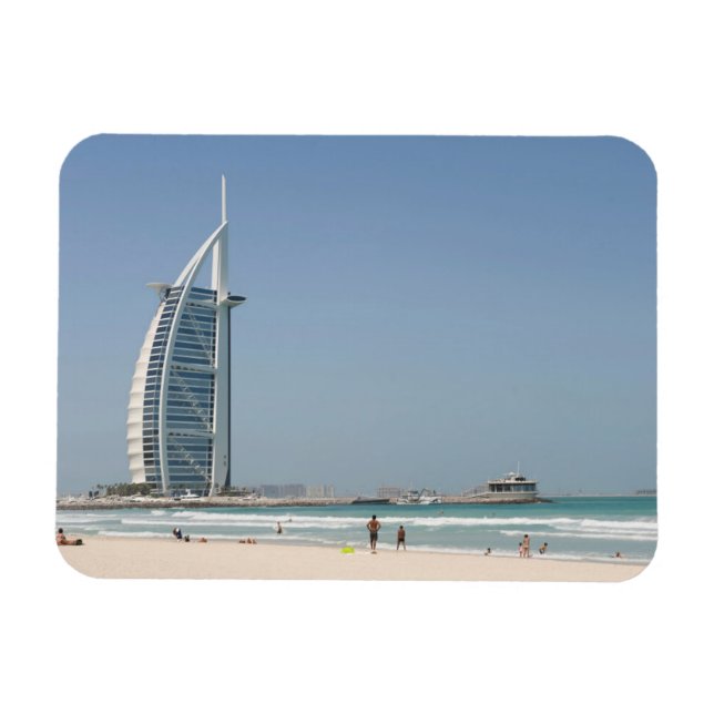 Magnet Flexible Burj Al Arab De Sunset Beach, Dubaï (Horizontal)