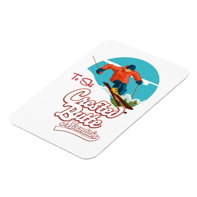 Magnet Flexible Butte au repos pour skier (Côté Gauche)
