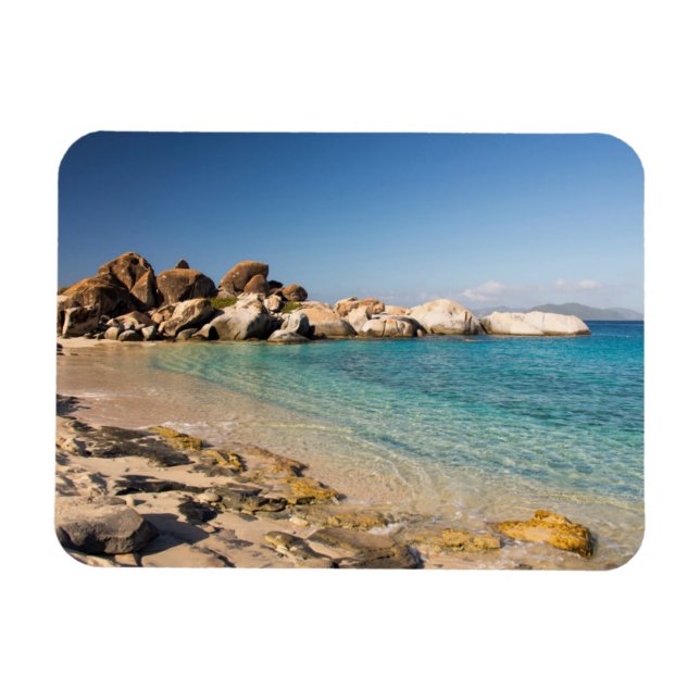 Magnet Flexible BVI, Virgin Gorda, Le Parc National Des Bains (Horizontal)
