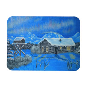 Magnet Flexible Cabine aurores boréales