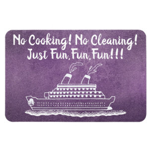 Magnet Flexible Cabine de bateau de croisière violet Parties scint