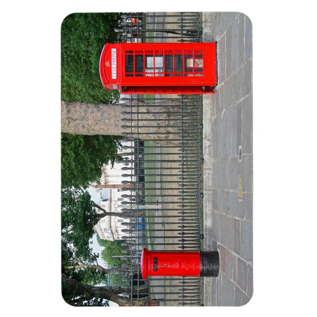 Magnet Flexible Cabine téléphonique et boîte postale de Londres (Vertical)