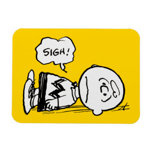 Magnet Flexible cacahuètes   Charlie Brown est en panne