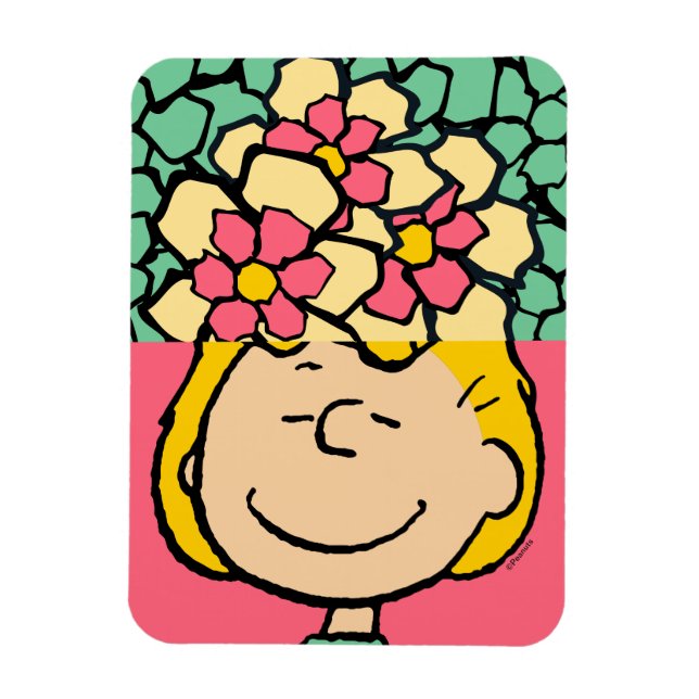 Magnet Flexible cacahuètes | Moitié et demi-fleurs Sally (Vertical)