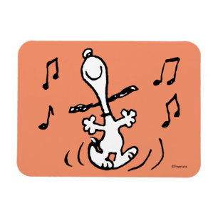 Magnet Flexible cacahuètes Snoopy Dancing
