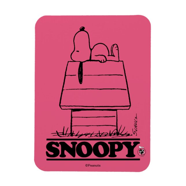 Magnet Flexible cacahuètes | Snoopy Le Secret À La Vie (Vertical)