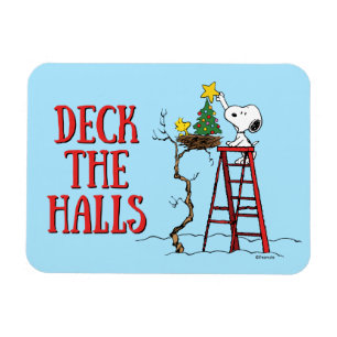 Magnet Flexible cacahuètes   Snoopy & Woodstock Arbre de Noël
