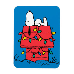 Magnet Flexible cacahuètes   Snoopy's Dog House With Lights