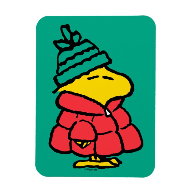 Magnet Flexible cacahuètes | Veste d'hiver de Woodstock Puffy (Vertical)