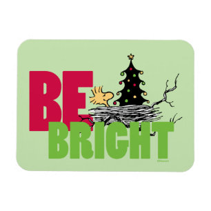 Magnet Flexible cacahuètes Woodstock Noël Soyez brillant