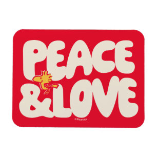 Magnet Flexible cacahuètes   Woodstock Peace & Love
