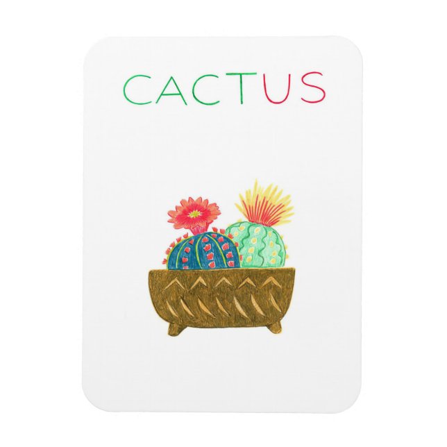 Magnet Flexible Cactus (Vertical)