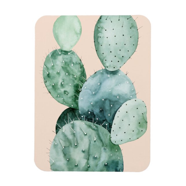 Magnet Flexible Cactus sur le corail (Vertical)