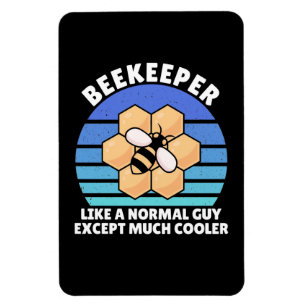 Magnet Flexible Cadeau apiculteur Beekeeper Retro Vintage