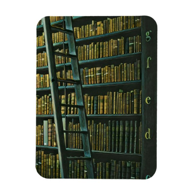 Magnet Flexible cadeau de lecture vintage (Vertical)