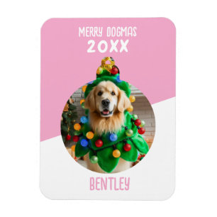 Magnet Flexible Cadeau de Noël personnalisé avec photo de chien Me
