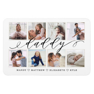 Magnet Flexible Cadeau De Scénario Moderne Pour Les Pères Collag