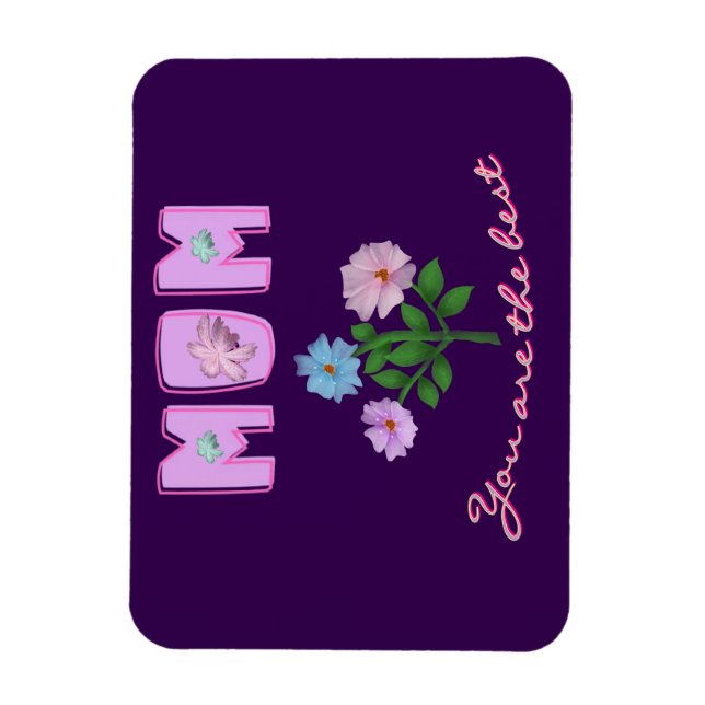 Magnet Flexible Cadeau personnalisé de la fête des mères (Vertical)