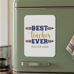 Magnet Flexible Cadeau personnalisé Meilleur Enseignant - Cadeau P