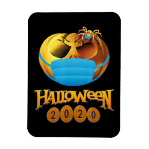 Magnet Flexible Cadeau Spider Citrouille Halloween Et Masque Ara