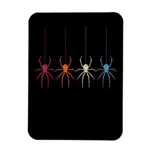 Magnet Flexible Cadeau Spider Halloween 2020 Vintage Spider Web