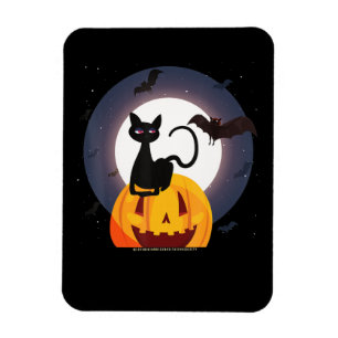 Magnet Flexible Cadeau Spider Halloween Black Cat Spider Citroui