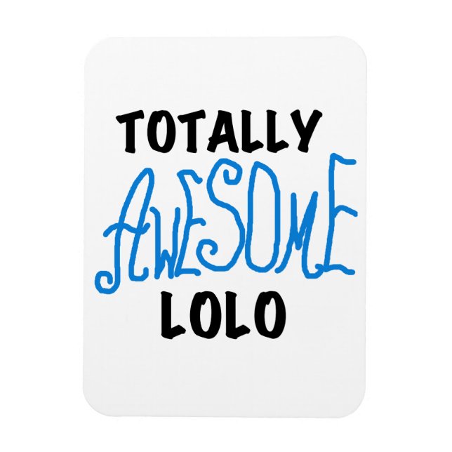 Magnet Flexible Cadeaux Bleus Lolo Totalement géniaux (Vertical)