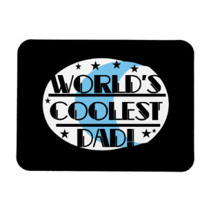 Magnet Flexible Cadeaux de papa le plus frais au monde