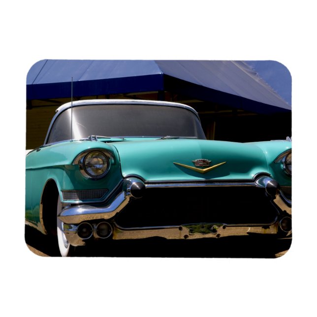 Magnet Flexible Cadillac Verte d'Elvis Presley convertible en (Horizontal)