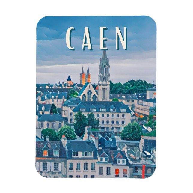 Magnet Flexible Caen Photo Vintage (Vertical)