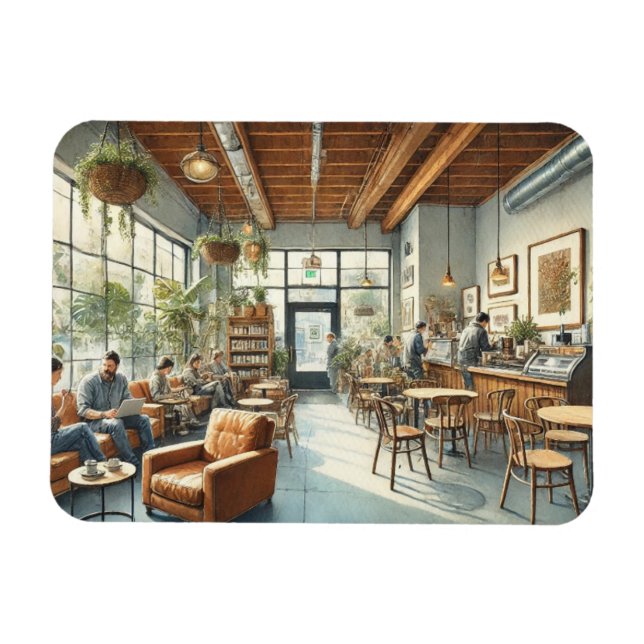 Magnet Flexible Café de détente à Portland Oregon (Horizontal)