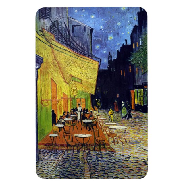 Magnet Flexible Café Terrace at Night by Vincent van Gogh 1888 (Vertical)