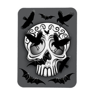 Magnet Flexible Calaveras décoratives Halloween