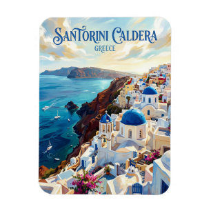 Magnet Flexible Caldeira de Santorin Grèce