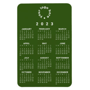 Magnet Flexible Calendrier At-A-Glance 2023 avec logo personnalisé