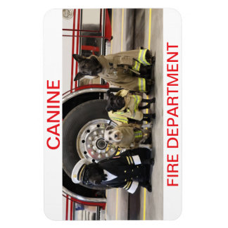 Magnet Flexible Calendrier du service d'incendie de Canine