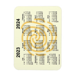 Magnet Flexible Calendrier scolaire des journées ensoleillées 2023