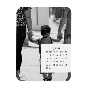 Magnet Flexible Calendrier superposition juin 2025