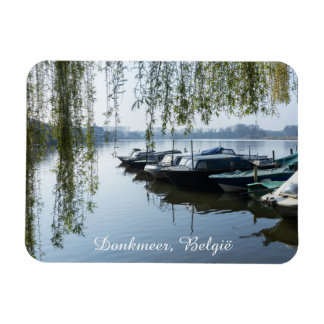 Magnet Flexible Calm Spring Morning, Donk Lake Belgium 