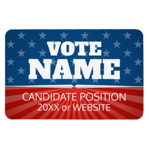 Magnet Flexible Campagne classique - étoiles emblématiques rayures