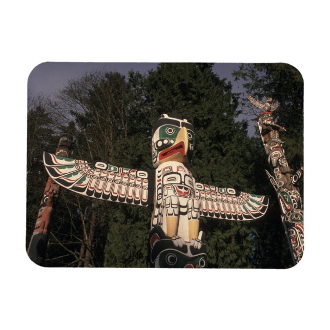 Magnet Flexible Canada, Colombie-Britannique, Vancouver. natif (Horizontal)