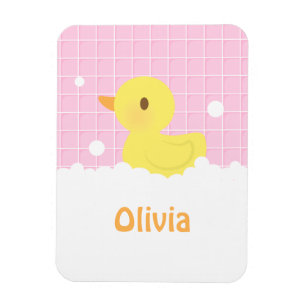 Magnet Flexible Canard en caoutchouc mignon sous la douche pour fi