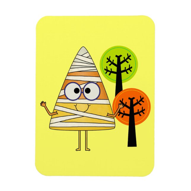 Magnet Flexible Candy Corn maman Halloween (Vertical)