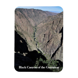 Magnet Flexible Canyon noir du parc national de Gunnison Colo.